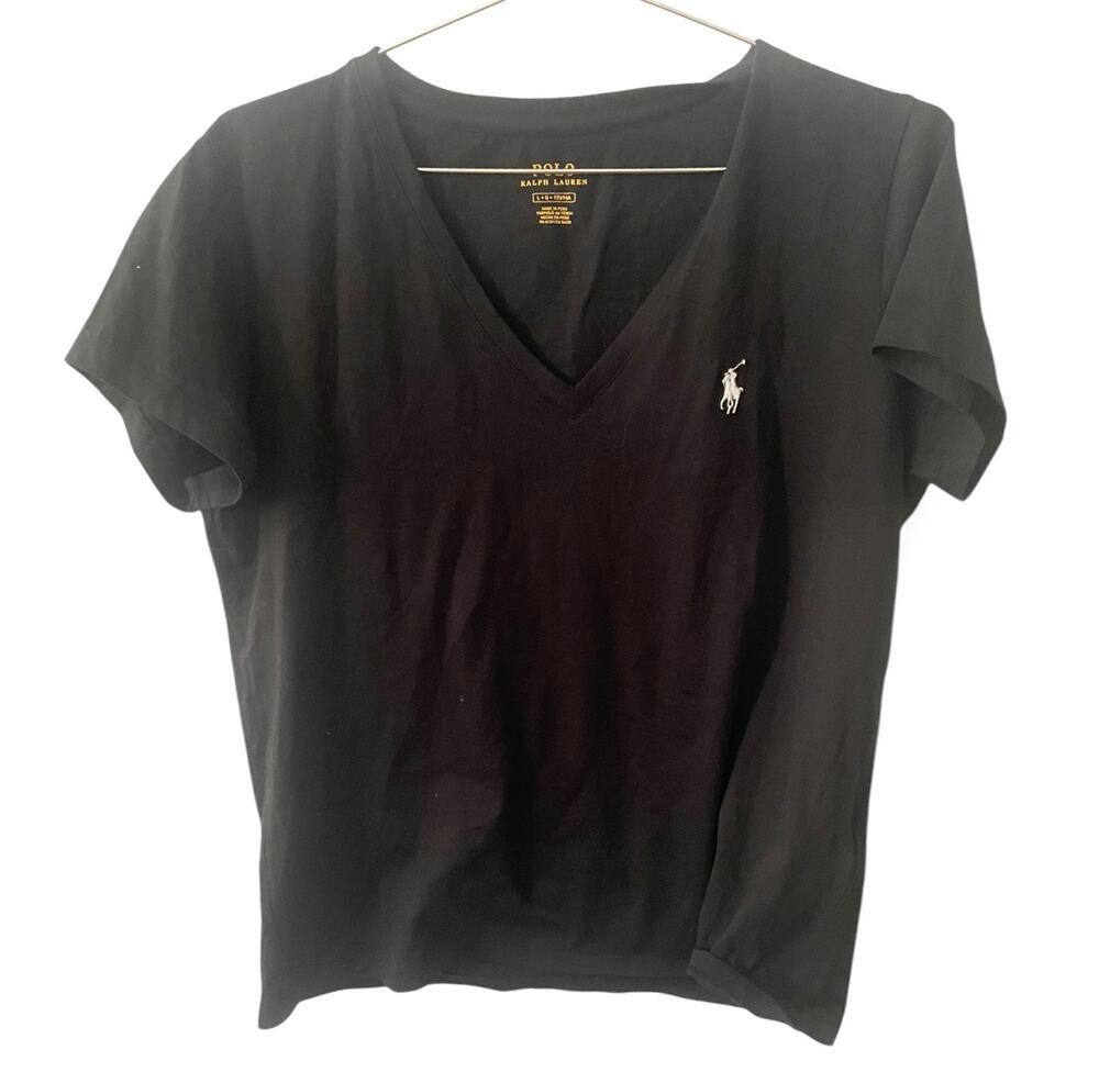 Polo Ralph Lauren basic black tee shirt | Size Large | EUC